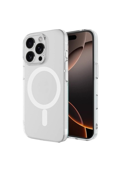 İphone 16 Pro Max Kılıf Magneticsafe Şeffaf Silikon - Şeffaf