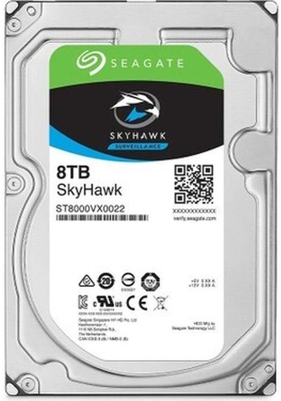 Seagate Skyhawk 8 Tb 256mb 5400rpm Sata3.0 7/24 Dvr,nvr Için Güvenlik Hdd
