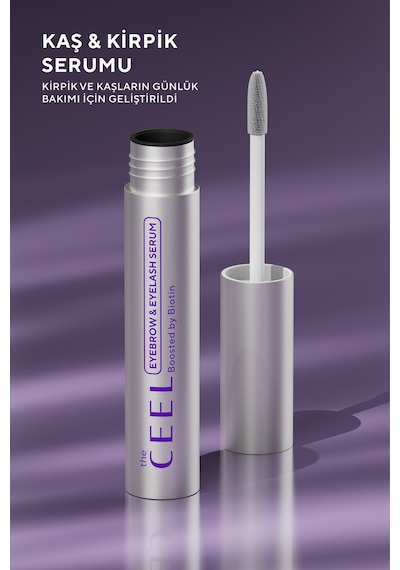 The Ceel Kaş & Kirpik Bakım Serumu Peptit Kompleks, Arginine,Castor Oil, Biotin 6 ML