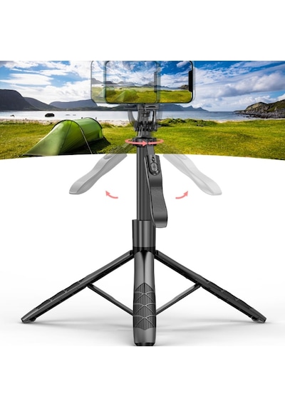 L16 Katlanabilir Bluetooth Tripod Selfie Çubuğu