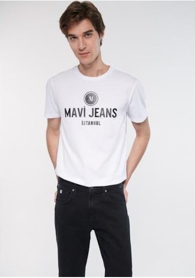 Mavi Jeans Baskılı Tişört-beyaz Beyaz
