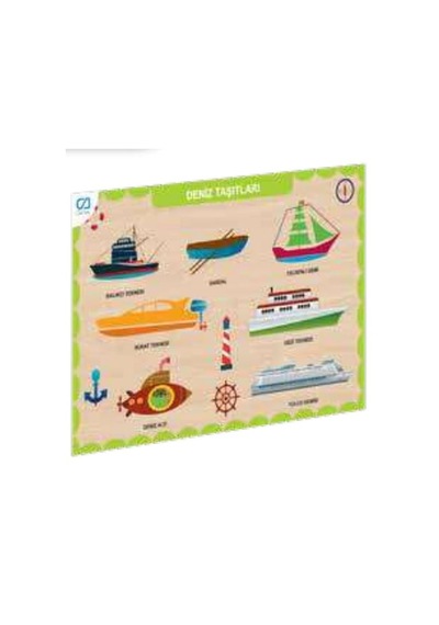 Ahşap Deniz Taşıtları Eğitici Set