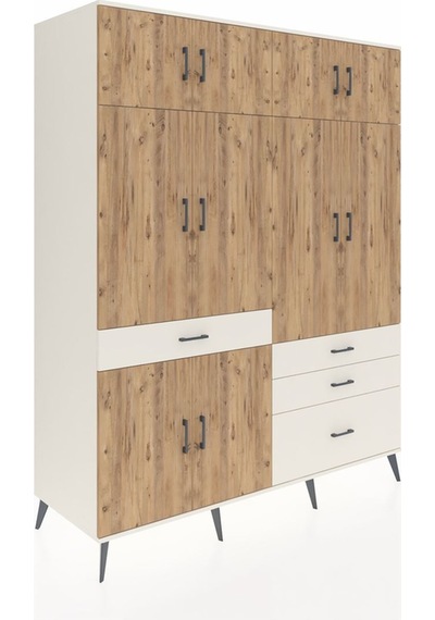 Kronos Gardrop 5 Raflı 4 Çekmeceli 2 Askılı 176x59x221 Aytaşı-çam/aytaşı Çam/aytaşı Kronos Gardrop 5 Raflı 4 Çekmeceli 2 Askılı 176x59x221 Aytaşı-çam/aytaşı Çam/aytaşı