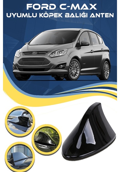 Ford C-max Uyumlu Oto Balık Sırtı Anten Elektrikli Köpekbalığı Balina Tavan Anten
