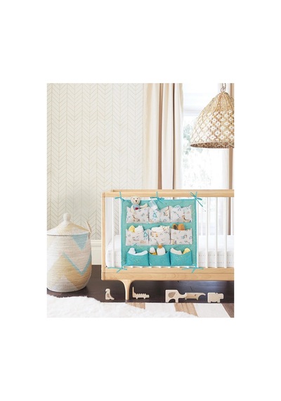 Baby 9 Cepli Bağlamalı Beşik Kenarı Düzenleyici Yeşil Çok Renkli - 859260716 Çok Renkli