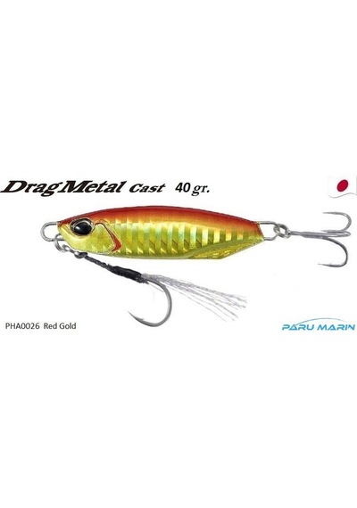 Duo Drag Metal Cast Jig 40Gr. Pha0026 / Red Gold