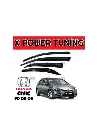 Honda Civic 2009-Fd6 Sedan 4.Lü Mugen Cam Rüzgarlıgı