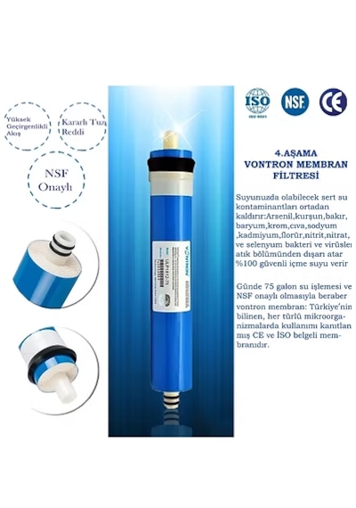 Cebilon Uyumlu 5 Li Su Arıtma Filtresi Seti Açık Kasa Lg Membranlı Inline Filtre Seti Nsf Sertifikalı Su Arıtma Filtre Takımı Filtre Seçeneği - 5 Li Filtre Seti