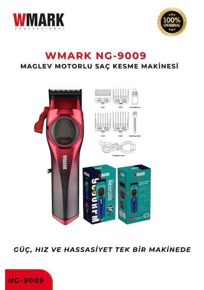 Ng-9009 Kırmızı Maglev Motorlu Saç Kesme Makinesi Güç, Hız Ve Hassasiyet Tek Bir Makinede 2 Saat Ng-9009 Kırmızı Maglev Motorlu Saç Kesme Makinesi Güç, Hız Ve Hassasiyet Tek Bir Makinede 2 Saat