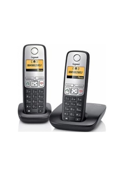 Gigaset A690 Duo 2 Li Siyah Telsiz Dect Telefon 100 Rehber Handsfree Işıklı Ekran Kdo