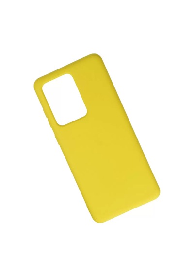 Newface Samsung Galaxy S20 Ultra Kılıf Nano İçi Kadife Silikon - Sarı