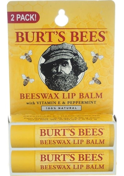 Burts Bees Beeswax Lip Balm 2li