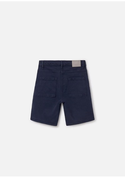 Erkek Çocuk Twill Şort Lacivert 6206 Lacivert
