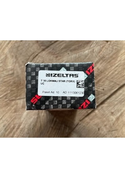 İZELTAŞ T30 TORK UÇ T30 1/2 LOKMA BİTS UÇ 50MM VİDA SIKMA UCU 10A