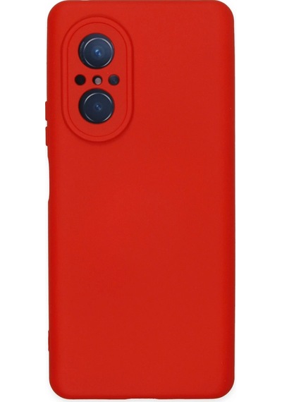 Mey İthalat Huawei Nova 9 Se Kılıf Nano İçi Kadife Silikon - Kırmızı