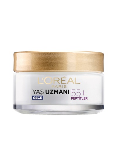 L'oréal Paris Yaş Uzmanı Peptid 55+ Gece Kremi 50 Ml - 5 Adet Tarı