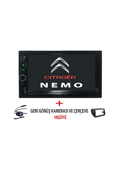 Citroen Nemo Double Teyp Multimedya Bt-Usb Dokunmatik Ekranlı Citroen Nemo Double Teyp Multimedya Bt-Usb Dokunmatik Ekranlı