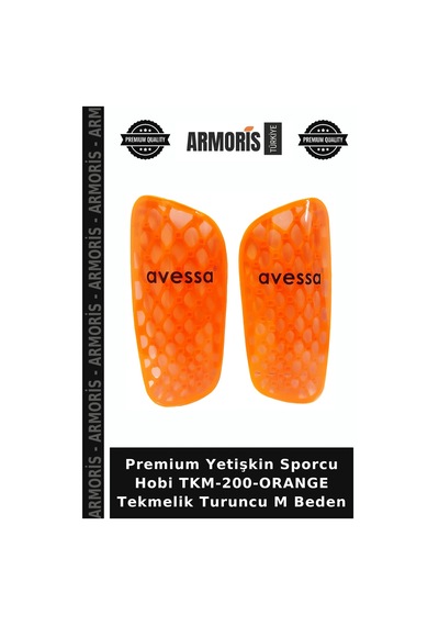 Premium Yetişkin Sporcu Hobi Tkm-200-orange Tekmelik Turuncu M Beden