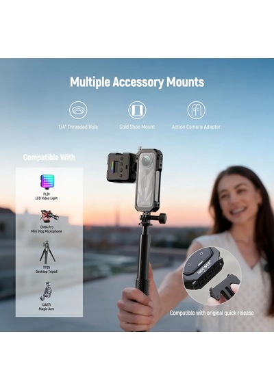 Neewer Ac033 Insta360 X5 İçin Kamera Kafesi Siyah