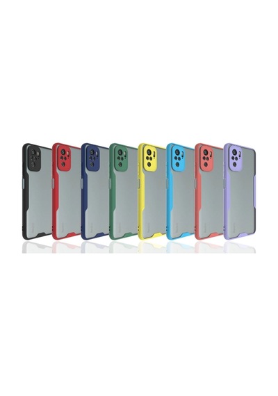 Xiaomi Redmi Note 10 Kılıf Platin Silikon - Sarı Düz Renkli