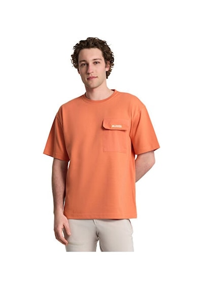 Columbia Cs0376 Csc M Heritage T-shirt Erkek Günlük Tişört 9120568625 Kırmızı KIrmızı
