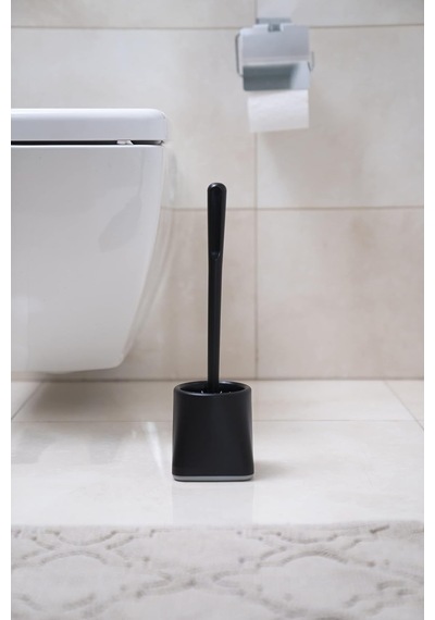 Ata Home Silikon Klozet Wc Tuvalet Fırçası Siyah Kare Diğer