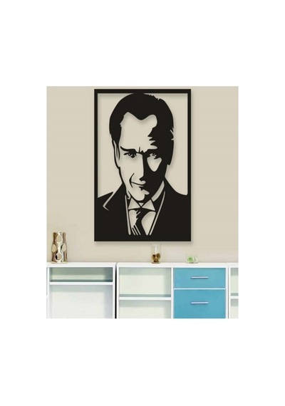 Atatürk Silüet Ahşap Duvar Tablosu 11