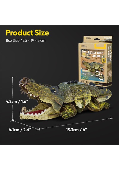 National Geographic - Timsah 3d Puzzle Ds1182h