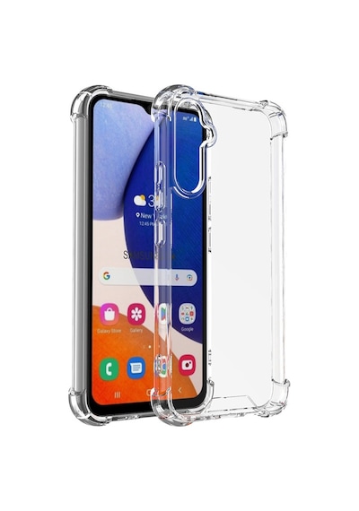 Mobilteam Galaxy Uyumlu A14 Kılıf Nitro Anti Shock Silikon - Renksiz Renksiz