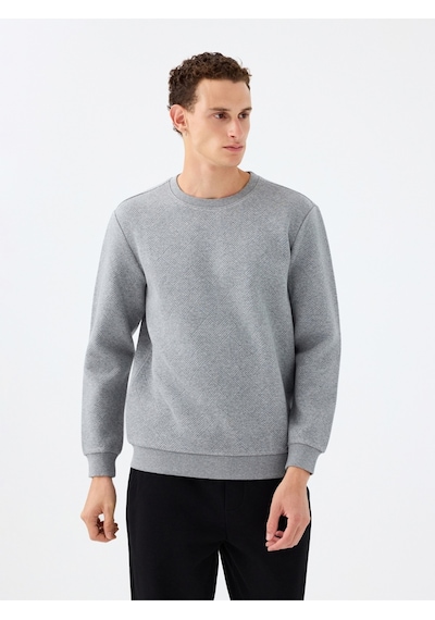 LOFT Regular Fit Erkek Sweatshirt Lf2040993 Q1.v1 Gri Melanj