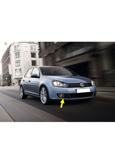 VW Golf 6 2009-2012 Sağ Sis Farı Çerçevesi Kromlu 5K0853666