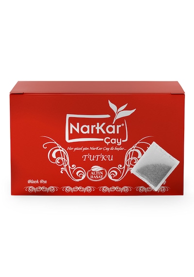 Hançay Narkar Çay Tutku 30gr Demlik Poşet Siyah Çay 4 x 3 KG