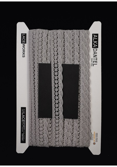 ALKA DANTEL MERSERİZE KOPANAKİ 10 METRE 802 MERSERİZE GREY