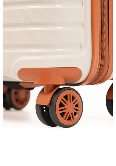 Ground Line Style 3'lü Set Valiz 10663 Kemik-taba