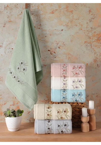 Eliza 1 6lı Hlu 50x90 Asorti beyaz
