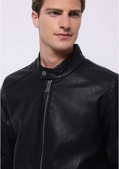 Colin's Colins Slim Fit Erkek Siyah Mont Pu Cl1076212 Q1.v1 Blk Siyah Colin's Colins Slim Fit Erkek Siyah Mont Pu Cl1076212 Q1.v1 Blk Siyah