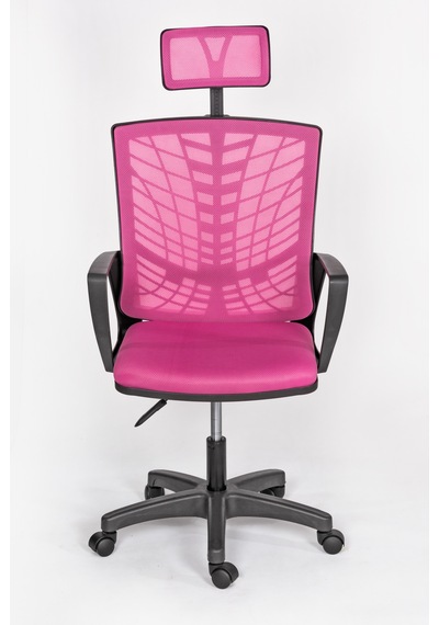 Jasmina File Sırtlı Ergonomik Ofis Ve Personel Koltuğu Pembe