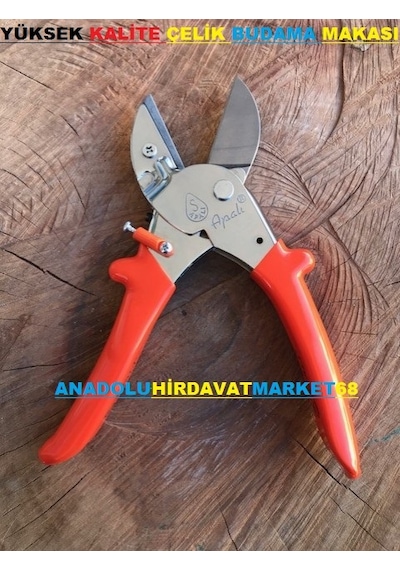 Apalı Örs Tipi Bağ Budama Makası Bitki Budama Makası Yüksek Kalit