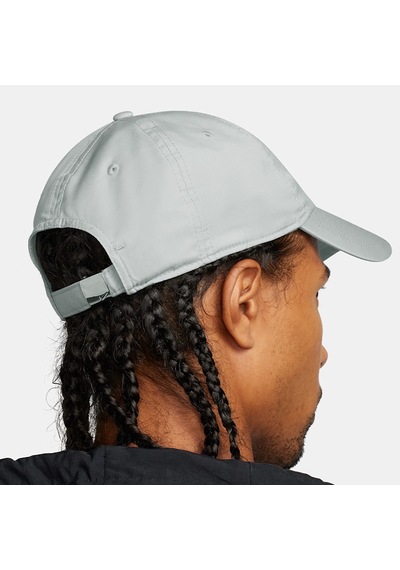 Nike Metal Swoosh Cap Unisex Şapka Fb5372-077 Gri