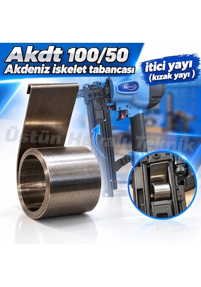 Akdt Akdeniz 100/50 Iskelet Tabancası Itici Yayı Kızak Yayı