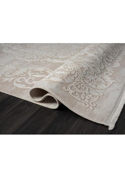 Çam Halı Otto Ot004a Bej Eskitme Desen Salon Halısı