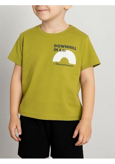 Jack Lions Erkek Bebek Çocuk Keep On Wheels Yazılı T-shirt-16121 Fyeşili