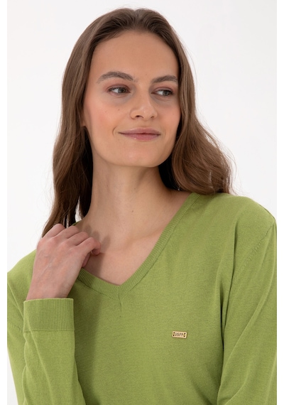 U.s. Polo Assn. Kadın Fıstık Kazak /triko 50313598-vr087 Fıstık