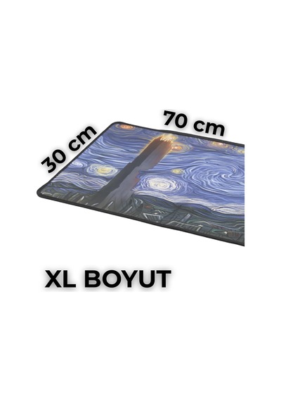 Van Gogh Yıldızlı Gece Temalı Xl Mousepad 70x30 Cm Büyük Boy Masa Matı Çift Dikişli Kenarlar, Kaymaz Taban, Oyuncu Ve Ofis Kullanım, Fütüristik Yıldızlı Gece Van Gogh Yıldızlı Gece Temalı Xl Mousepad 70x30 Cm Büyük Boy Masa Matı Çift Dikişli Kenarlar, Kaymaz Taban, Oyuncu Ve Ofis Kullanım, Fütüristik Yıldızlı Gece