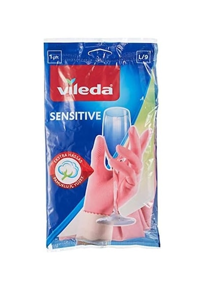 Candy Pink Sensitive Eldiven,%100 Doğal Lateks, L