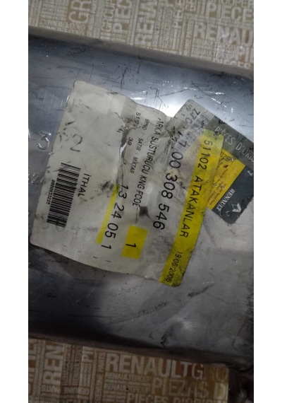 Renault Kangoo 1.9 Dizel Arka Susturucu Egzoz 7700308546