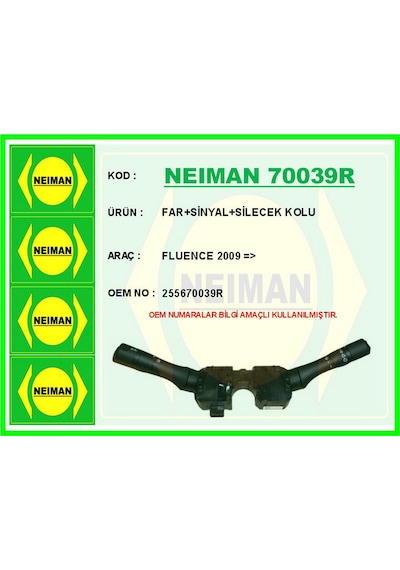 Far - 404 - Sinyal Silecek Kolu Fluence - Shophnrl - 2009 -