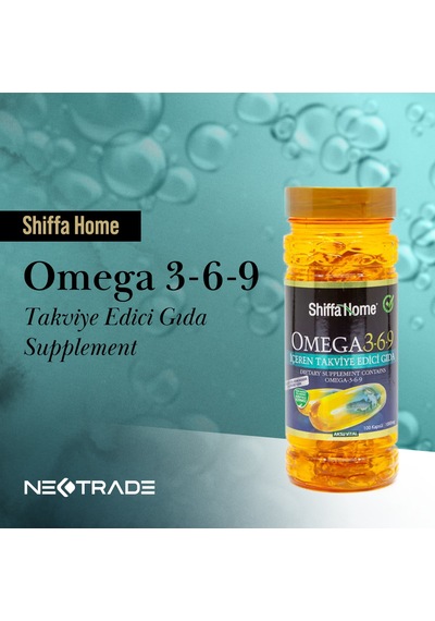 Aksu Vital - Shiffa Home Omega 3-6-9 100 Softjel 1000 MG