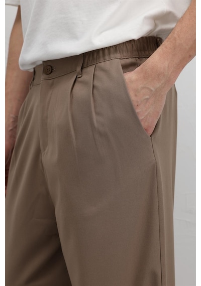 Vamos Baggy Fit Kumaş Pantolon 30-795-1 Vizon