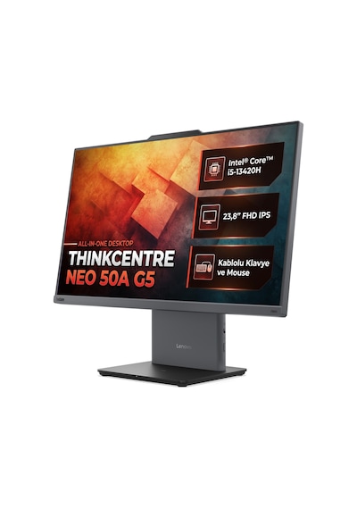 Lenovo ThinkCentre Neo 50A G5 12SC000QTR 020 i5-13420H 16 GB 1 TB SSD 23.8" FHD Free Dos AIO Masaüstü Bilgisayar